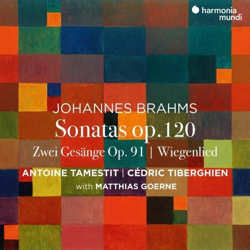 Okładka Brahms - Sonatas op 120 nos 1 & 2 Tamestit Tiberghien Goerne