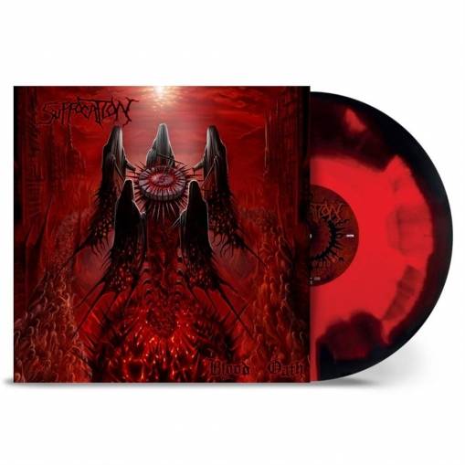 Okładka Suffocation - Blood Oath LP RED BLACK CORONA