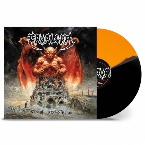 Okładka Cavalera - Bestial Devastation LP ORANGE BLACK