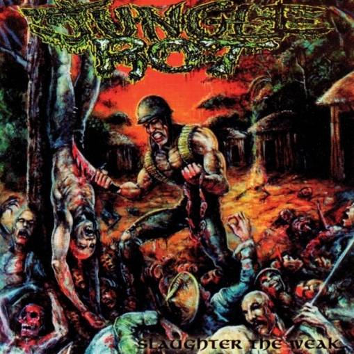 Okładka Jungle Rot - Slaughter The Weak LP CLEAR