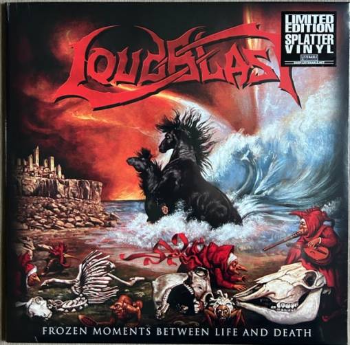 Okładka Loudblast - Frozen Moments Between Life & Death LP BLUE