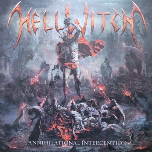 Okładka Hellwitch - Annihilational Intercention LP RED