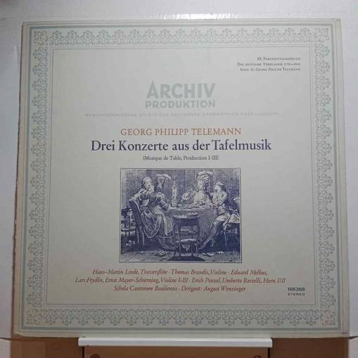 Okładka Orchestre Pro Arte De Munich - Instrumentalkonzerte Mitteldeutscher Meister (LP) [EX]