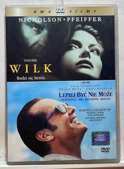 Okładka James L. Brooks - Lepiej być nie może / Wilk (2 filmy) [VG]