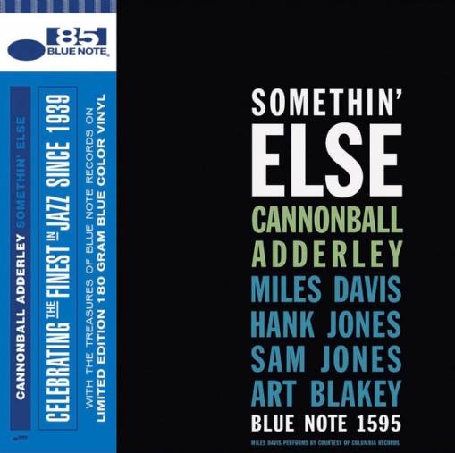 Okładka ADDERLEY, CANNONBAL - SOMETHIN' ELSE (LP BLUE) (INDIE) BN85