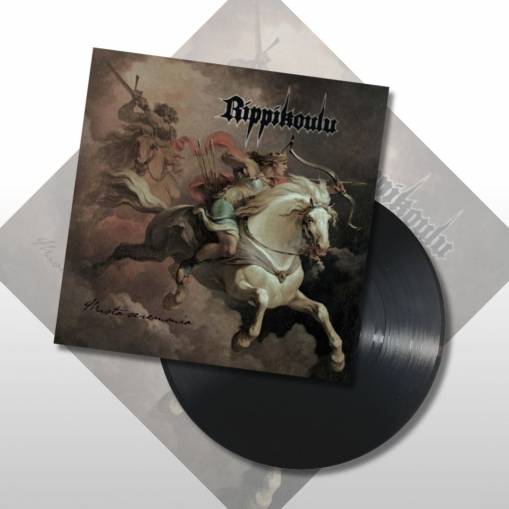 Okładka Rippikoulu - Musta Seremonia LP BLACK