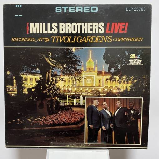 Okładka *The Mills Brothers - The Mills Brothers Live! Recorded At The Tivoli Gardens Copenhagen (LP) [VG]