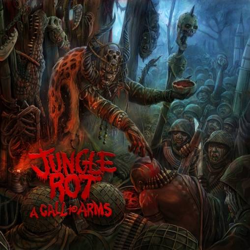 Okładka Jungle Rot - A Call To Arms LP RED