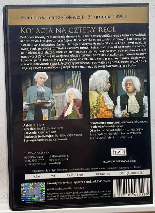 Kolacja na cztery ręce  [NM]