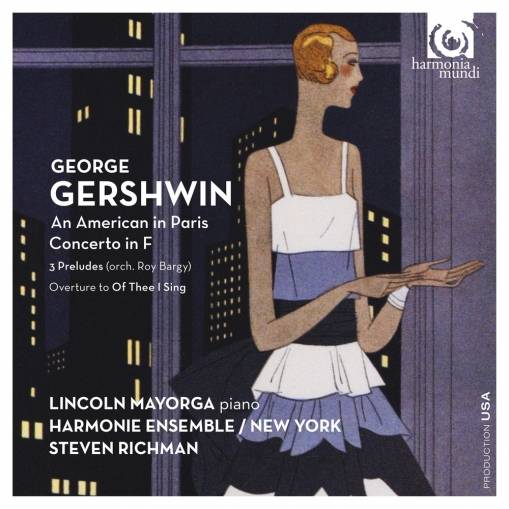 Okładka Gershwin - An American In Paris Mayorga Richman Harmonie Ensemble NY