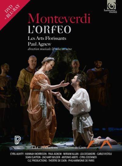 Okładka Monteverdi - L Orfeo Les Arts Florissants Agnew Dvd+Br