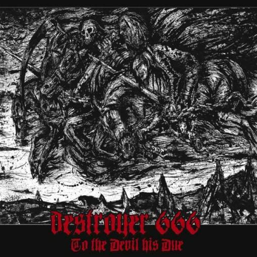Okładka Destroyer 666 - To The Devil His Due LP BLACK