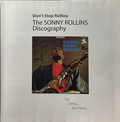 Dont stop Sonny Rollins Discography [NM]