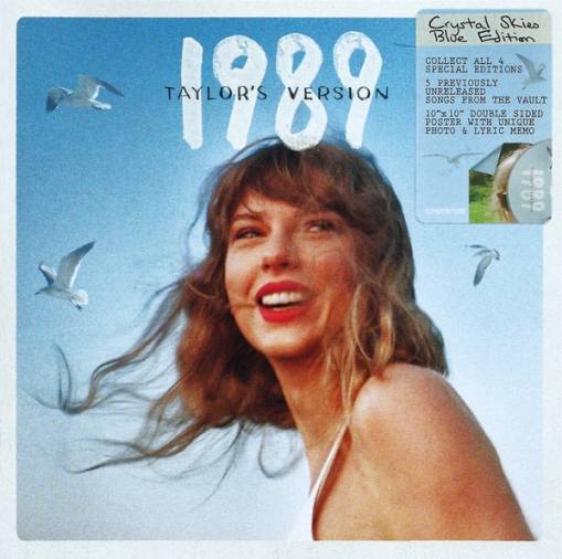 Okładka TAYLOR SWIFT - 1989 (TAYLOR'S VERSION) (CRYSTAL SKIES BLUE)