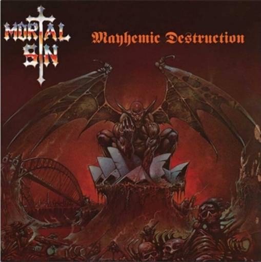 Okładka Mortal Sin - Mayhemic Destruction LP SILVER