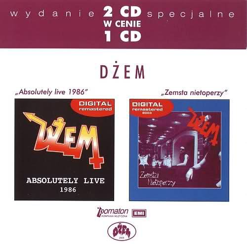 Okładka DŻEM - ABSOLUTELY LIVE 1986/ZEMSTA NIETOPERZY