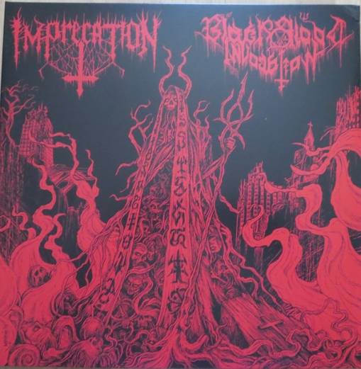 Okładka Imprecation Black Blood Invocation - Diabolical Flames Of The Ascended Plague LP