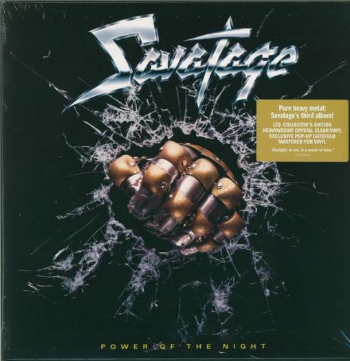 Okładka Savatage - Power Of The Night LP CLEAR