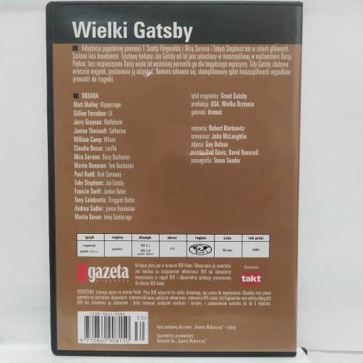 WIELKI GATSBY [VG]