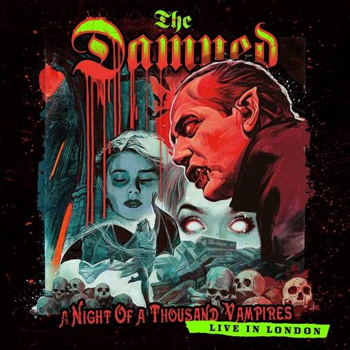 Okładka The Damned - A Night Of A Thousand Vampires LP RED