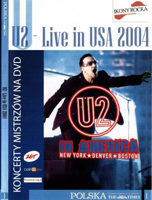 Okładka U2 - Live In USA 2004 [NM]