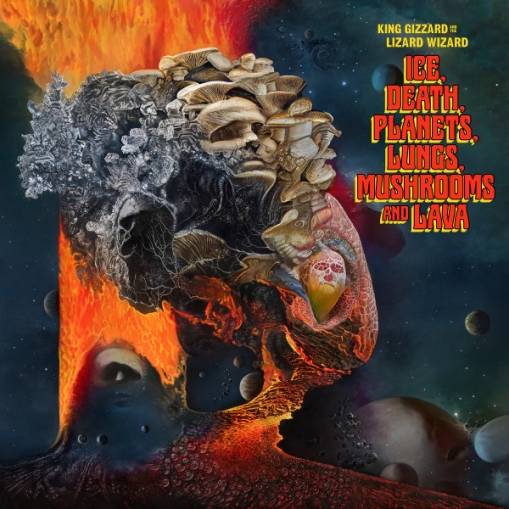 Okładka KING GIZZARD & THE LIZARD WIZARD - ICE, DEATH, PLANETS, LUNGS, MUSHROOMS AND LAVA