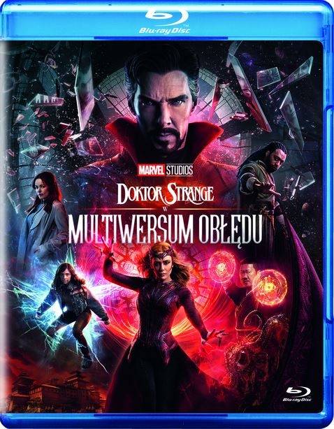 Okładka Sam Raimi - DOKTOR STRANGE W MULTIWERSUM OBŁĘDU (BD)