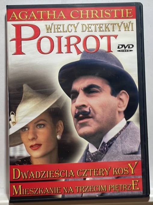 Okładka Agatha Christie - Poirot Wielcy Detektywi  Poirot Dwadzieścia cztery kosy mieszkanie na trzecim piętrze [NM]