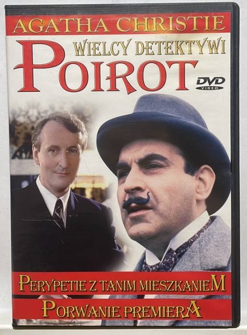 Okładka Agatha Christie - Poirot Wielcy Detektywi Perypetie z tanim mieszkaniem porwanie Premier [NM]