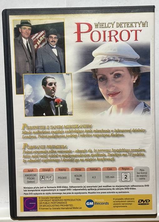 Poirot Wielcy Detektywi Perypetie z tanim mieszkaniem porwanie Premier [NM]