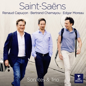 Okładka CAPUCON/MOREAU/CHAMAYOU - SAINT-SAËNS: SONATES ET TRIO