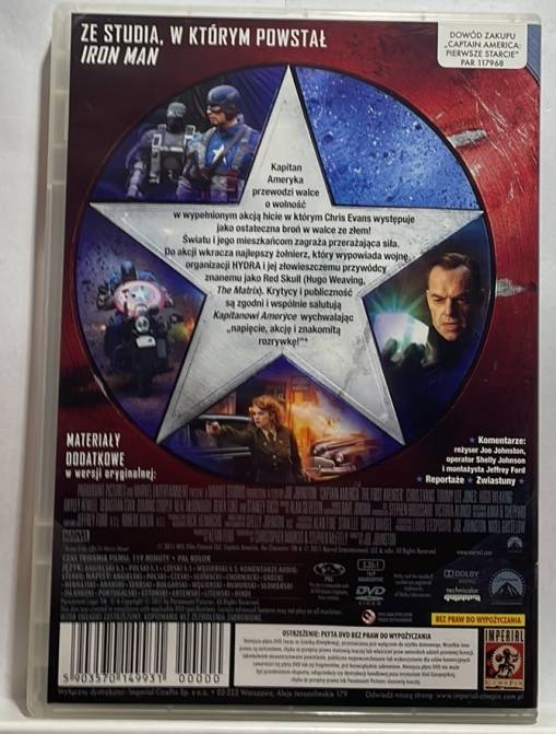 Captain America: Pierwsze Starcie [NM]