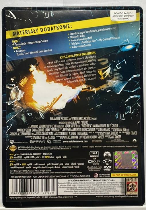 Watchmen (steelbook) (czytaj opis) [EX]  [EX]