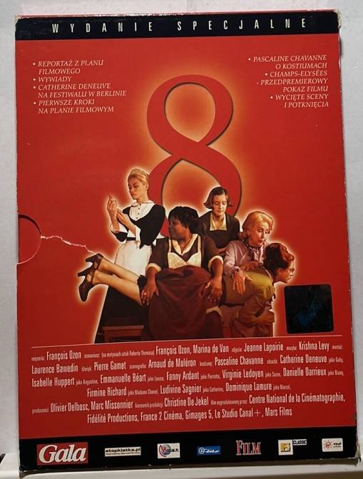 Okładka François Ozon - 8 KOBIET [VG] (wydanie specjalne 2 DVD) [VG]