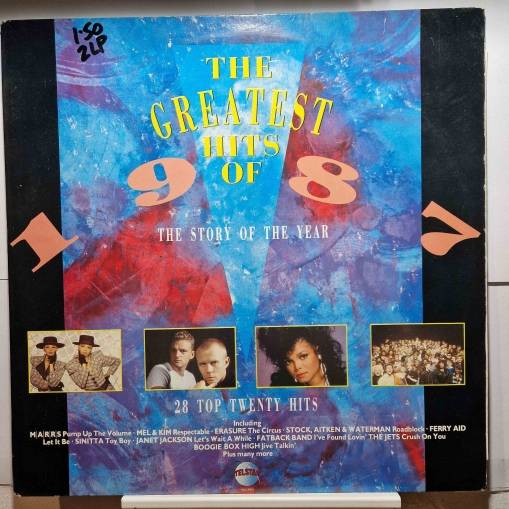 Okładka Various - The Greatest Hits Of 1987 (2LP) [VG]