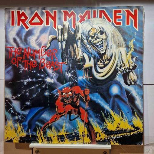 Okładka IRON MAIDEN - THE NUMBER OF THE BEAST (LP) [G]