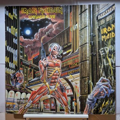 Okładka Iron Maiden - Somewhere In Time (LP) [G]