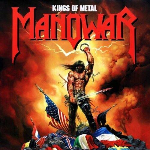 Okładka Manowar - Kings Of Metal LP BLUE