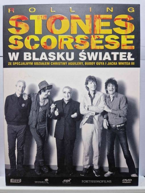 Okładka Martin Scorsese - Rolling Stones w Blasku Świateł (DVD) [NM]