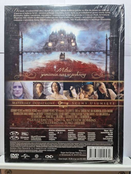 Crimson Peak. Wzgórze krwi (DVD)