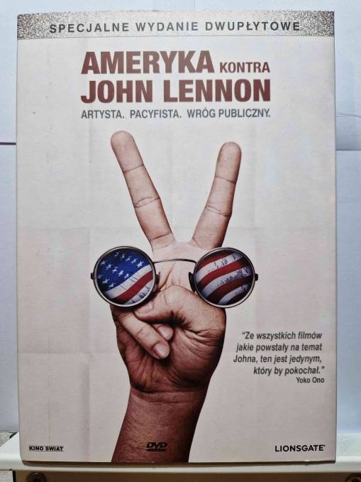 Okładka John Scheinfeld, David Leaf - Ameryka kontra John Lennon (2DVD) [NM]