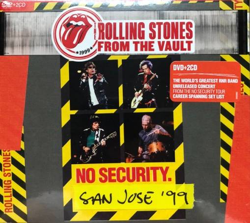 Okładka ROLLING STONES - FROM THE VAULT: NO SECURITY - SAN JOSE 1999