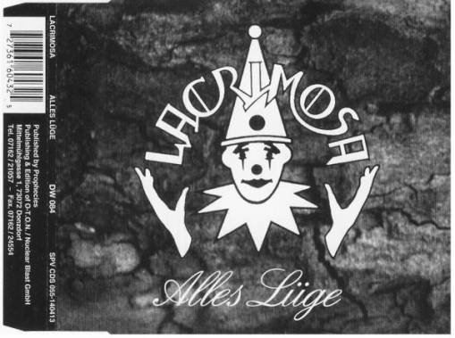 Okładka Lacrimosa - Alles Luge