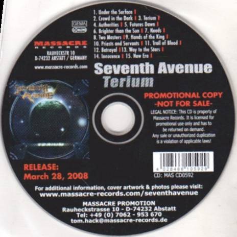 Okładka Seventh Avenue - Terium