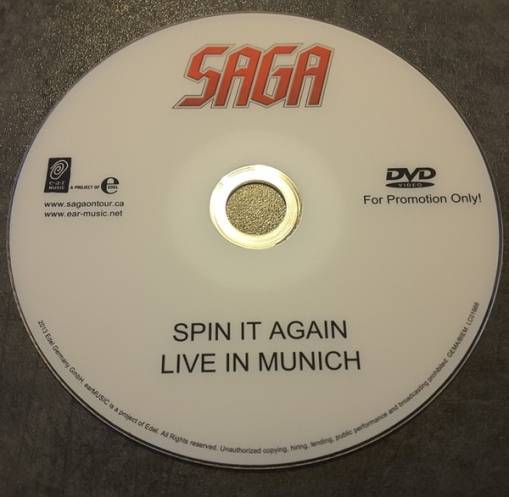 Okładka Saga - Spin It Again Live In Munich Dvd