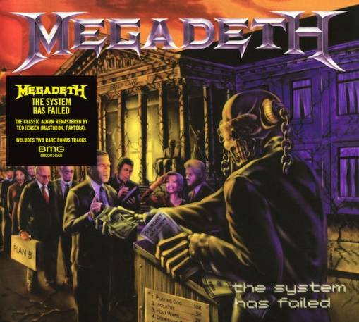 Okładka MEGADETH - THE SYSTEM HAS FAILED