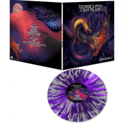 Okładka George Lynch & Jeff Pilson - Heavy Hitters II LP SPLATTER
