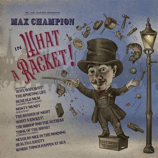 Okładka Max Champion - Mr Joe Jackson Presents Max Champion In What A Racket LP BLACK