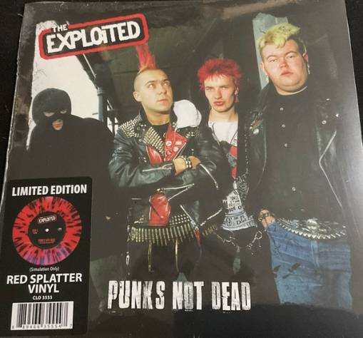 Okładka Exploited, The - Punk's Not Dead EP SPLATTER