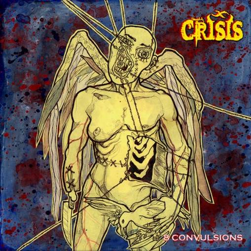 Okładka Crisis - 8 Convulsions LP YELLOW